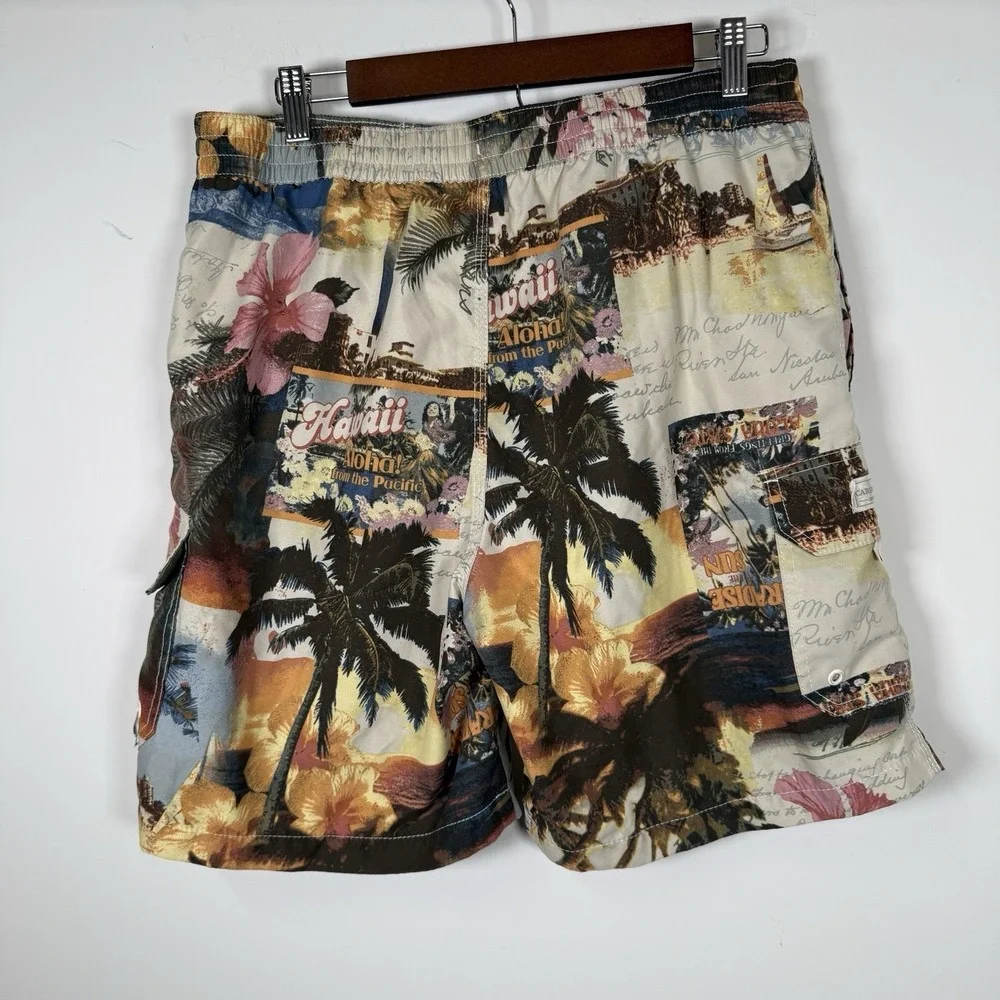 Caribbean Joe Swim Trunk Men's Medium Island Vacation Summer Casual